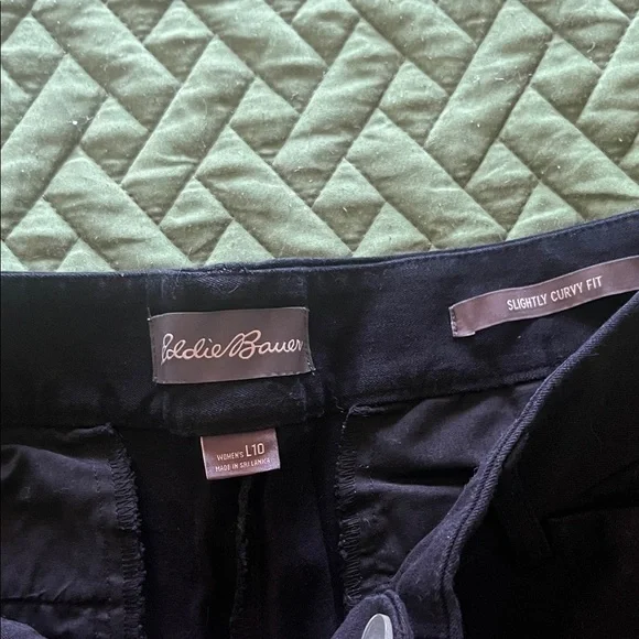 Eddie Bauer black Curvy Fit Trousers - Picture 2 of 7
